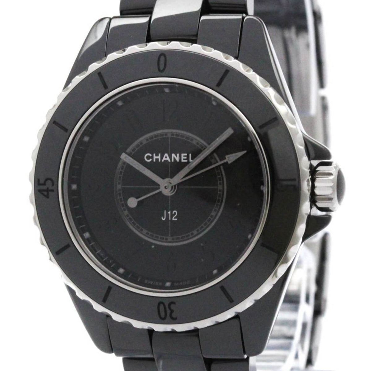 Chanel J12 Quartz Ceramic And Stainless Steel Watch (Pre-Owned)