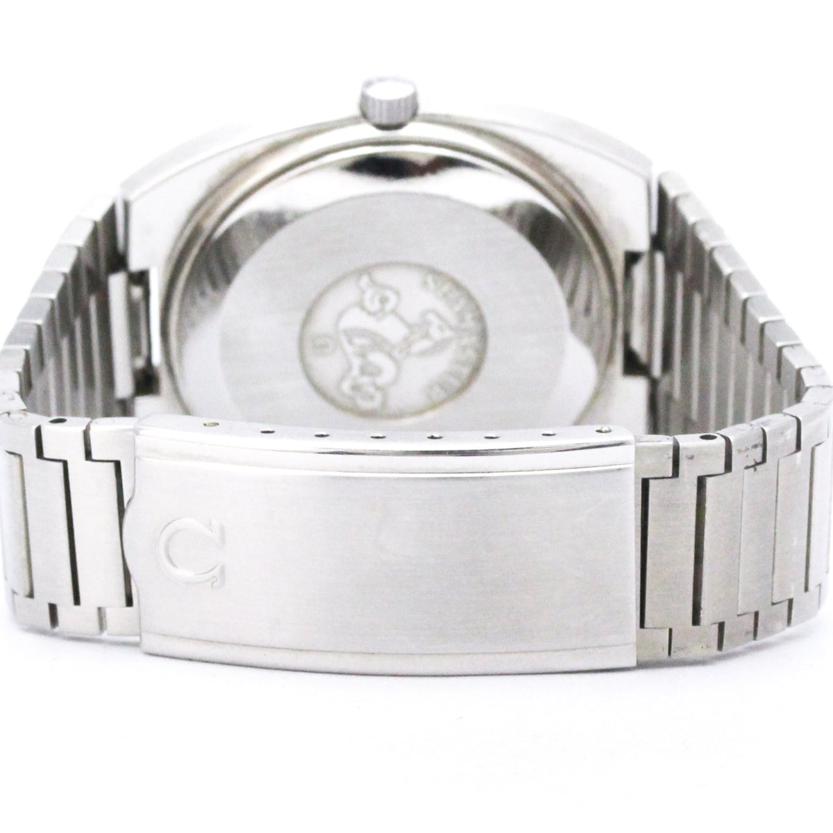 Omega Seamaster Tv Day-Date Automatic Stainless Steel Watch (Pre-Owned)