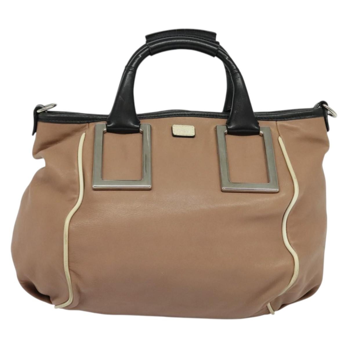 Chloe Ethel Leather Pink Leather Handbag (Pre-Owned)