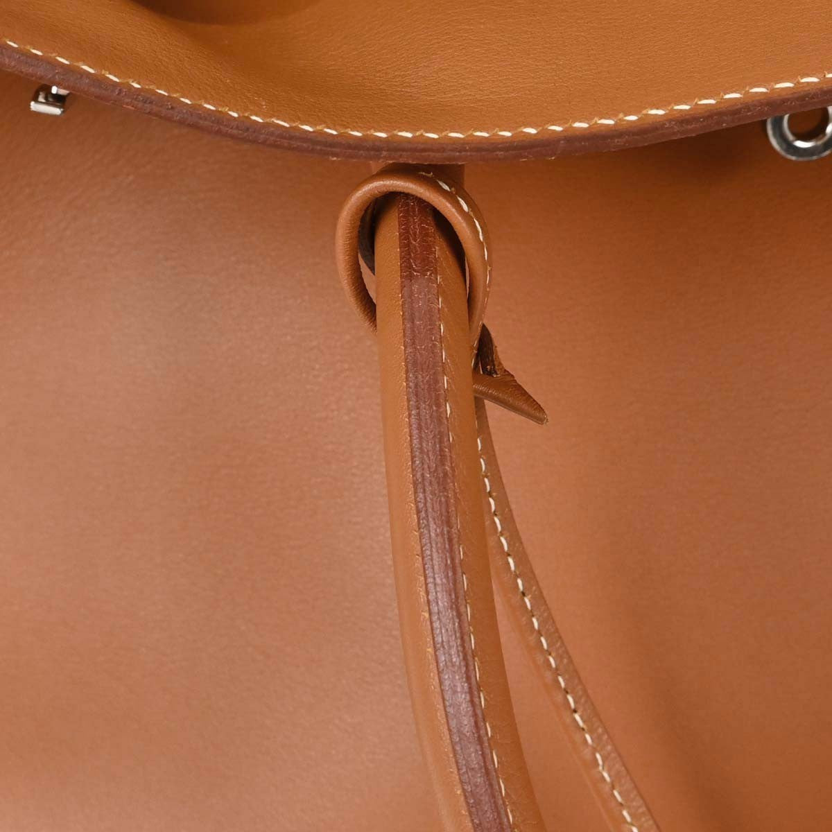 Hermes Birkin Brown Swift With Palladium Hardware Brown Leather Handbag (Pre-Owned)