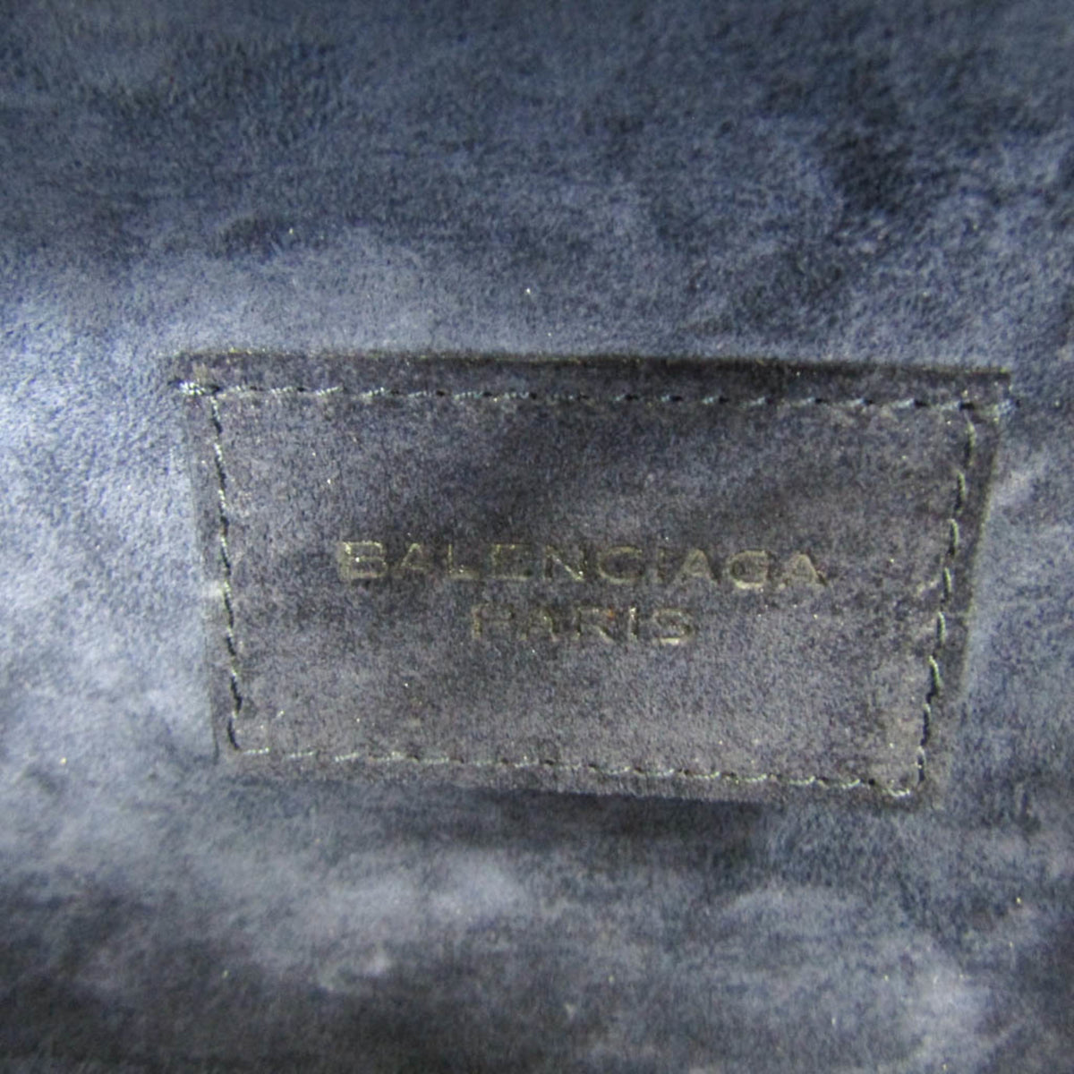 Balenciaga Hard Case Clutch Leather With Metal Detail White Leather Clutche & Pouche Bag (Pre-Owned)