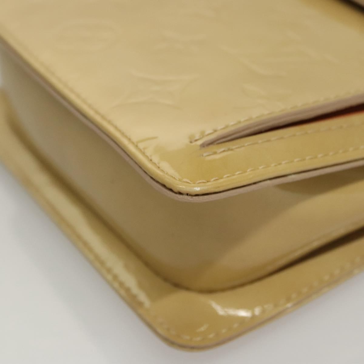 Louis Vuitton Mott Monogram Vernis Beige Patent_Leather Clutche & Pouche Bag (Pre-Owned)