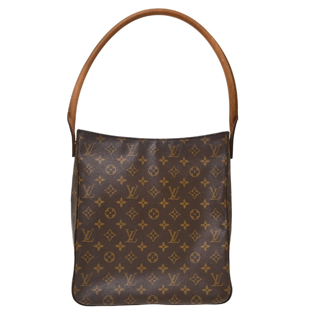 Louis Vuitton Looping Monogram Canvas Brown Canvas Handbag (Pre-Owned)