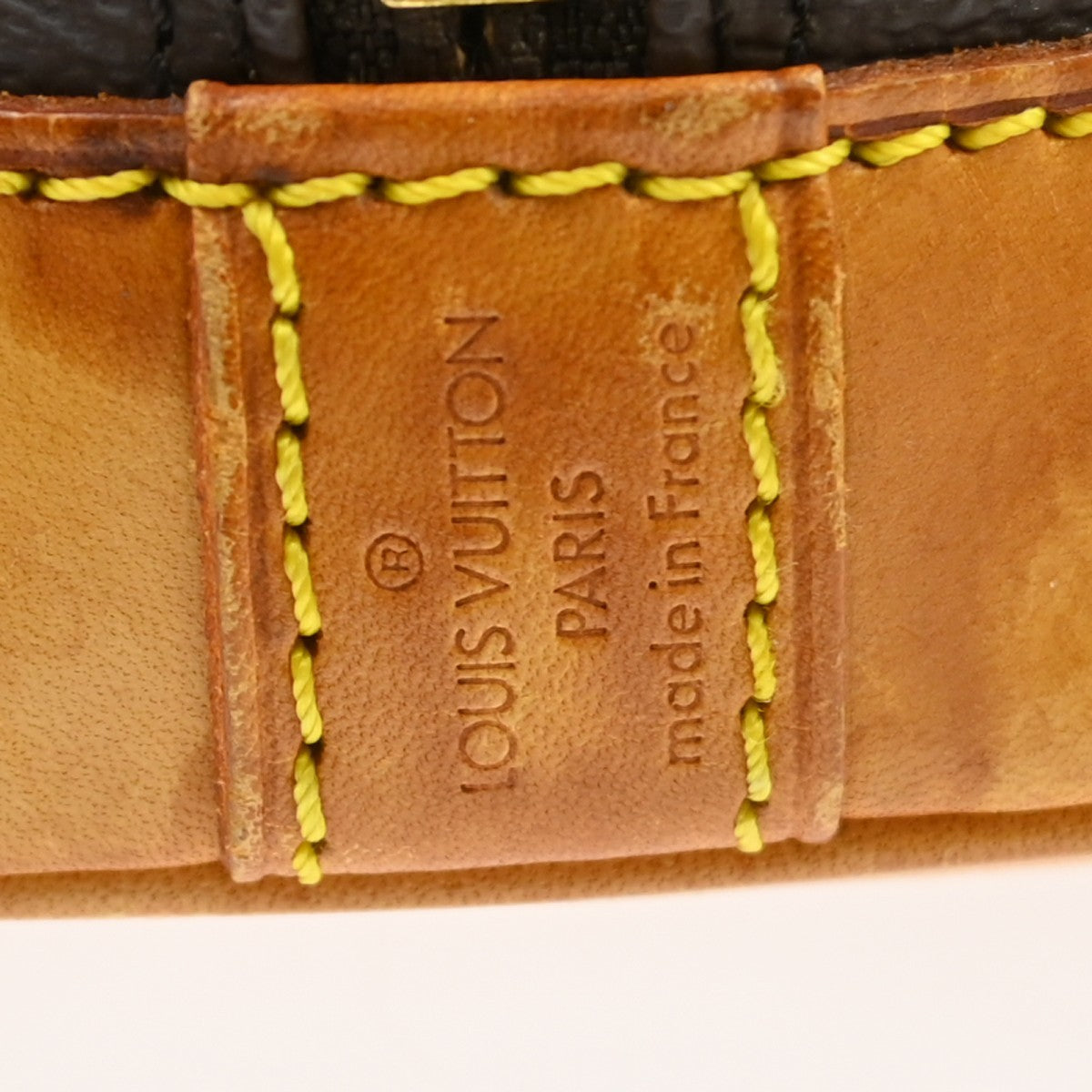 Louis Vuitton Alma Monogram Brown Canvas Handbag (Pre-Owned)