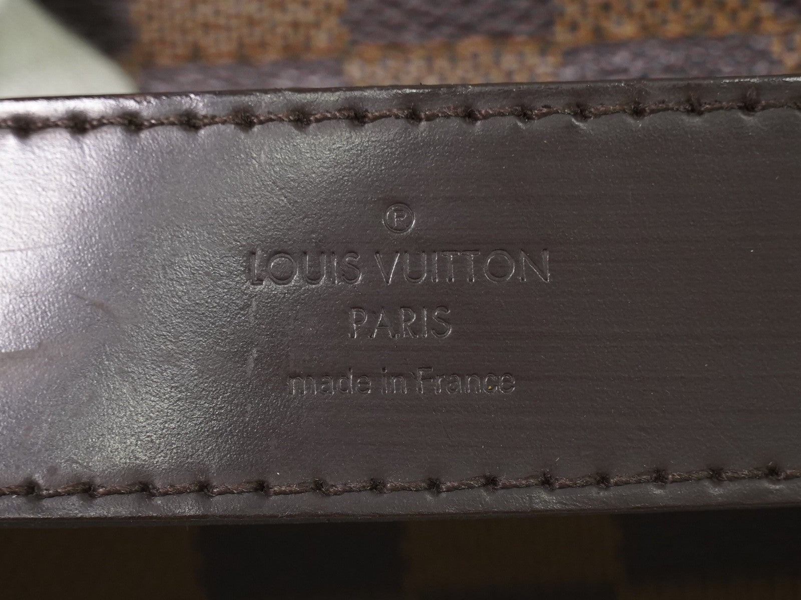 Louis Vuitton Shelton Messenger Damier Ebene Brown Canvas Shoulder Bag Bag (Pre-Owned)