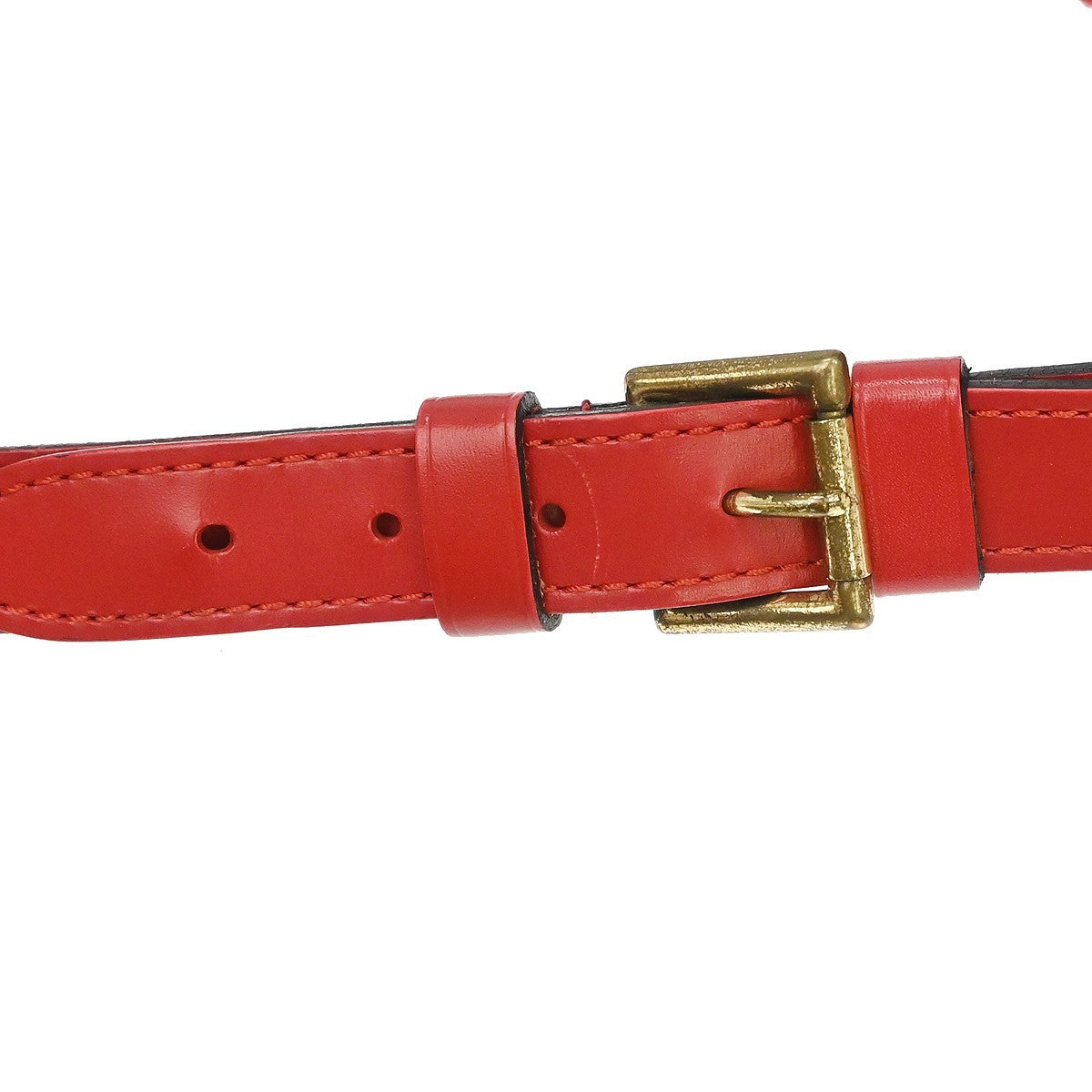 Louis Vuitton Noe Epi Leather Red Leather Shoulder Bag Bag (Pre-Owned)