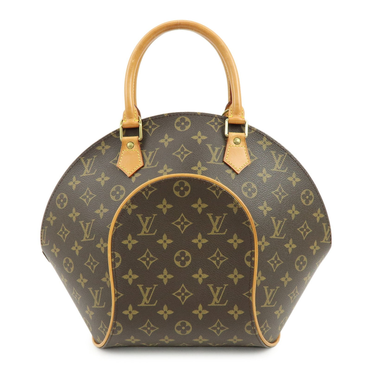 Louis Vuitton Ellipse Monogram Canvas Brown Canvas Handbag (Pre-Owned)