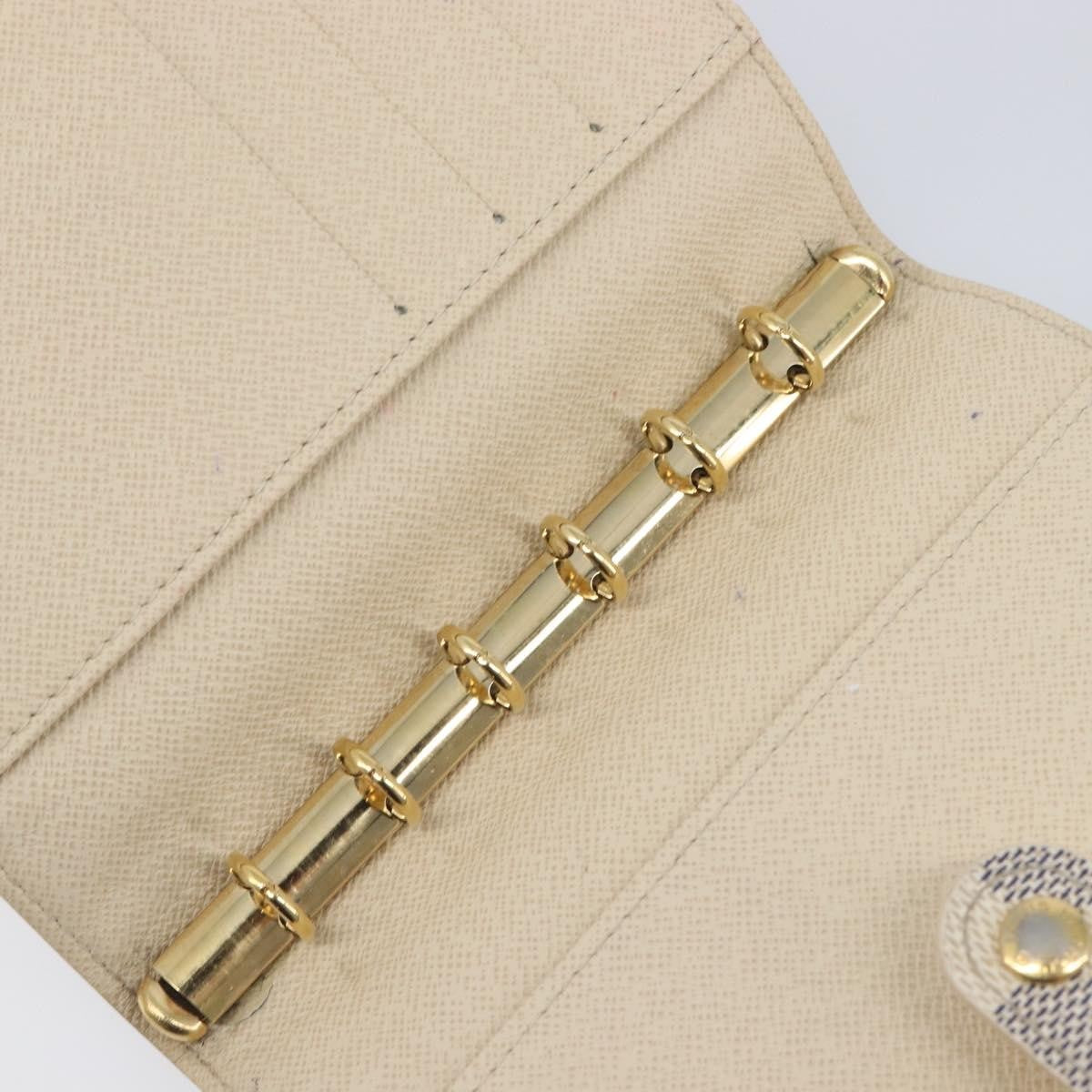 Louis Vuitton Ring Agenda Cover Damier Beige Canvas Briefcase Bag (Pre-Owned)