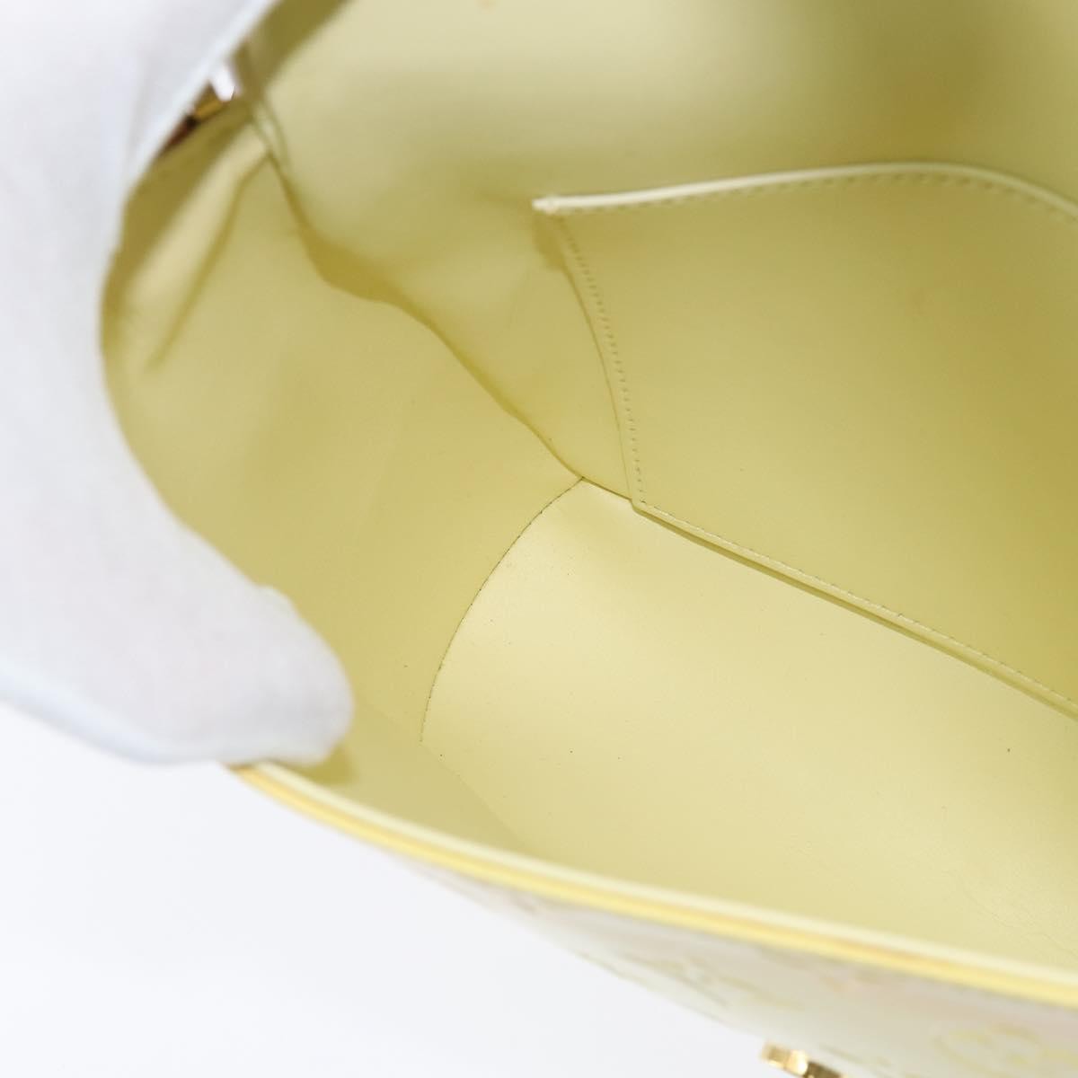 Louis Vuitton Thompson Street Monogram Vernis Yellow Patent_Leather Handbag (Pre-Owned)