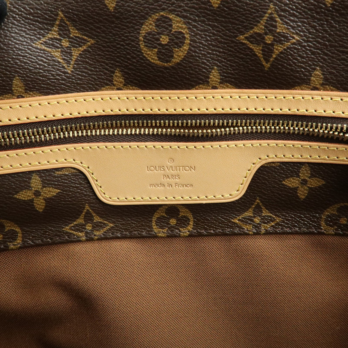 Louis Vuitton Shopping Sac Monogram Canvas Brown Canvas Handbag (Pre-Owned)