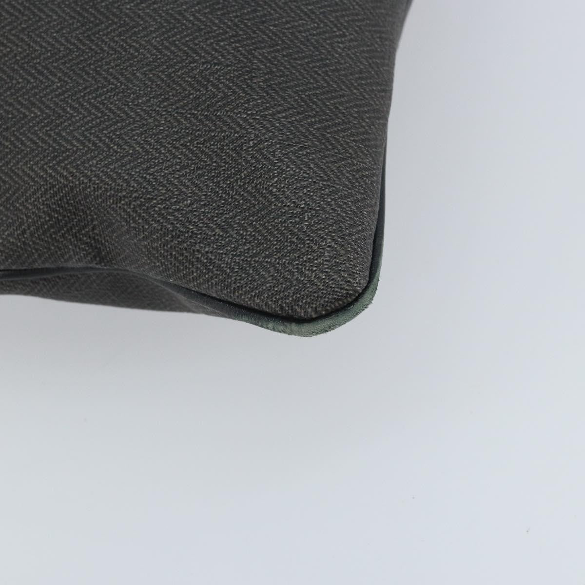 Bvlgari Shoulder Canvas Gray Canvas Shoulder Bag Bag (Pre-Owned)