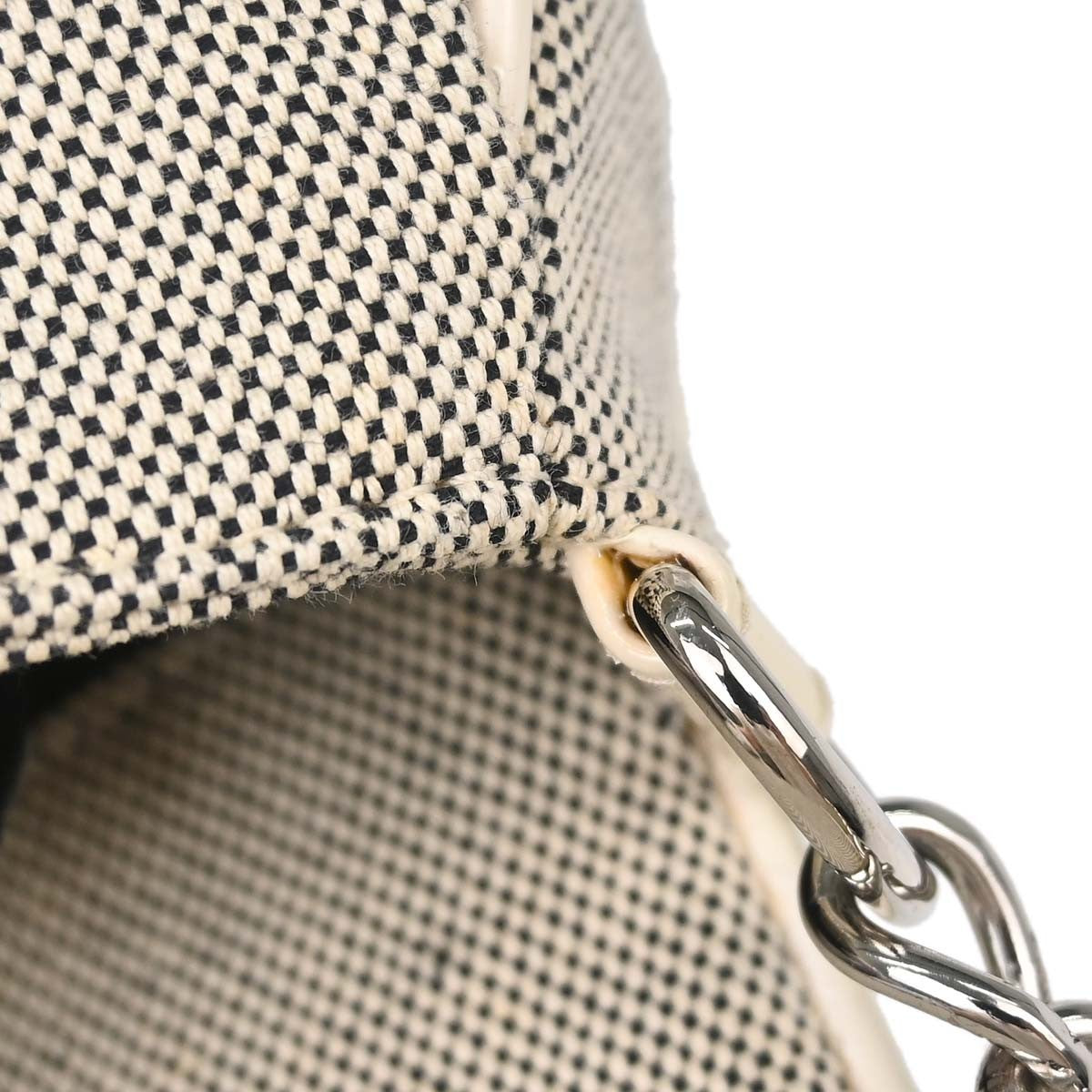 Chanel Camellia No.5 Flap Canvas Black Canvas Handbag (Pre-Owned)