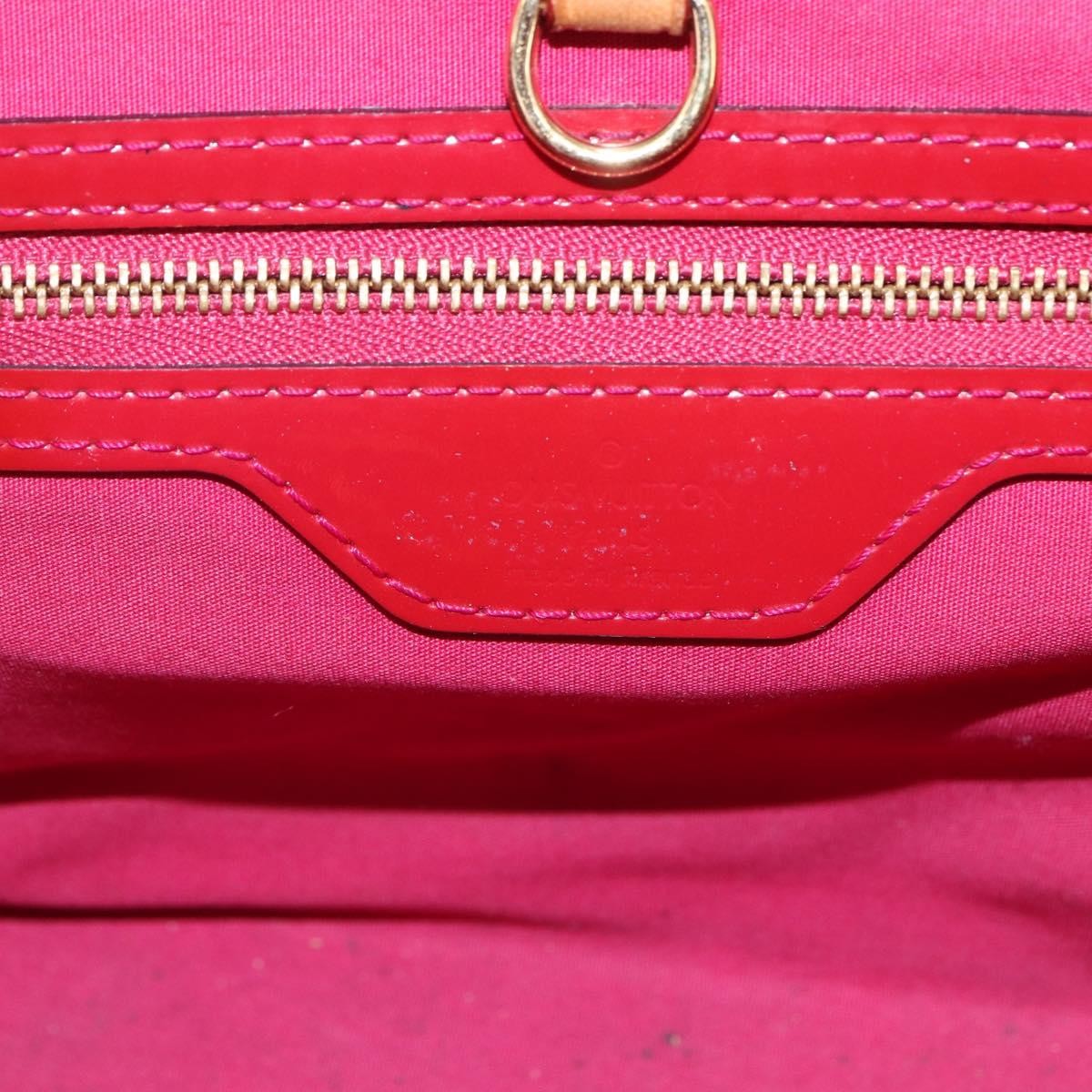 Louis Vuitton Catalina Monogram Vernis Pink Patent_Leather Handbag (Pre-Owned)