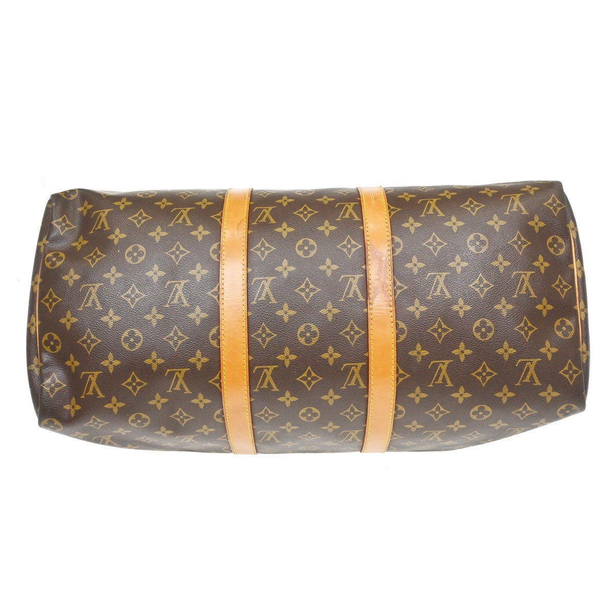 Louis Vuitton Keepall Monogram Canvas Brown Canvas Travel Bag Bag (Pre-Owned)