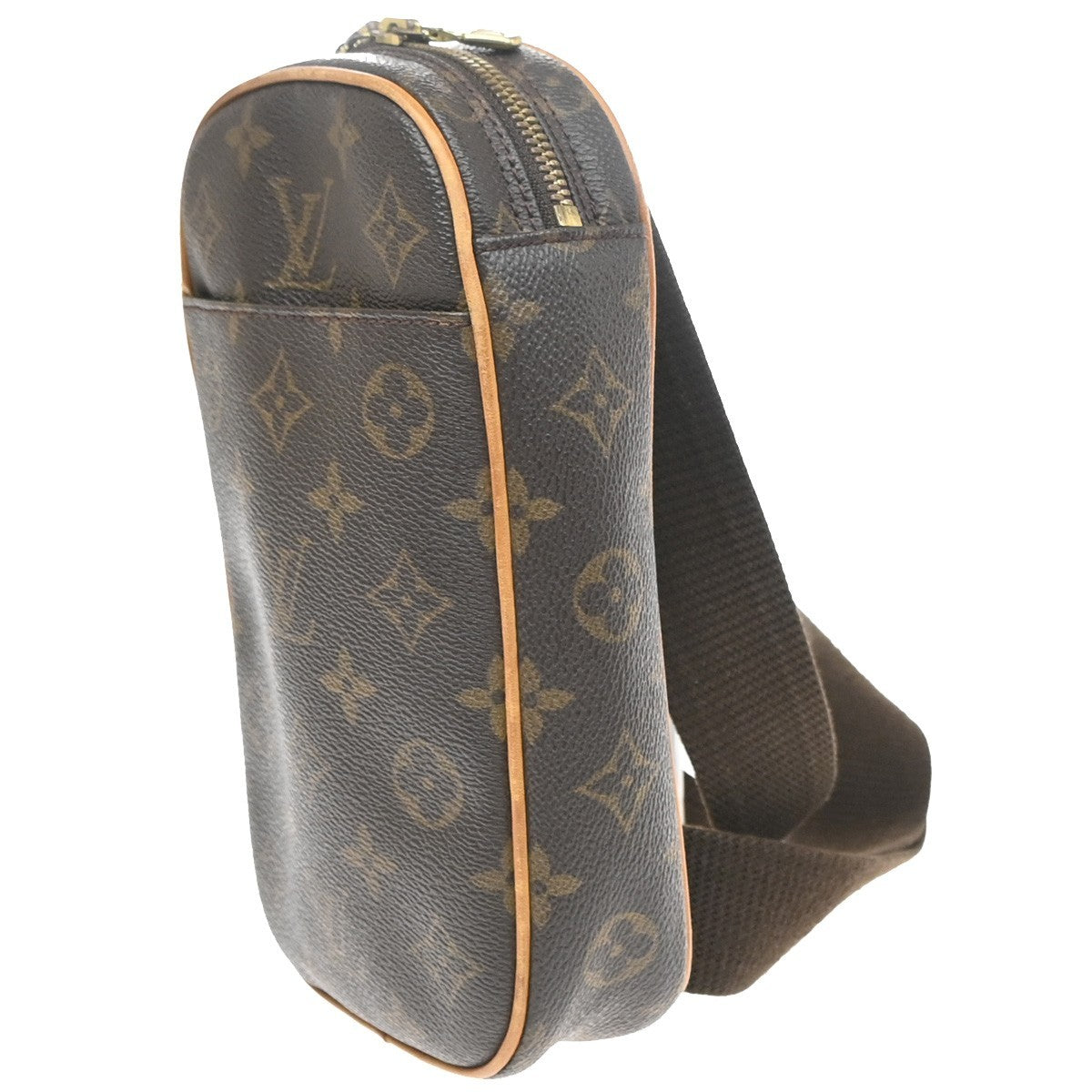 Louis Vuitton Pochette Gange Monogram Canvas Brown Canvas Clutche & Pouche Bag (Pre-Owned)
