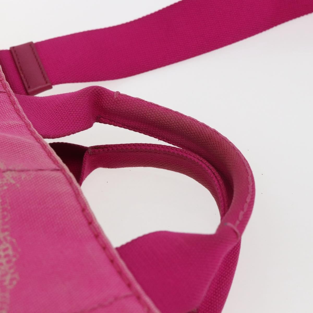 Prada Canapa Convertible Tote Canvas Pink Canvas Tote Bag Bag (Pre-Owned)