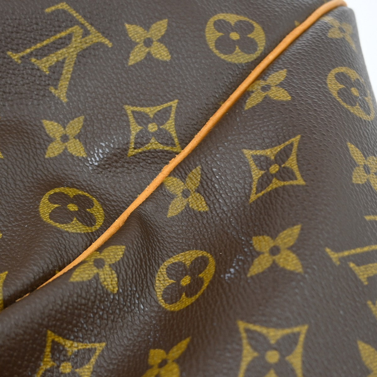 Louis Vuitton Keepall Bandoulière Monogram Brown Canvas Travel Bag Bag (Pre-Owned)