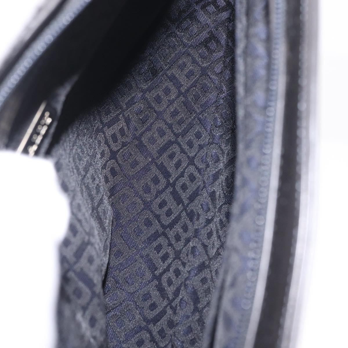 Bally Handbag Quilted Nylon Black Nylon Handbag (Pre-Owned)