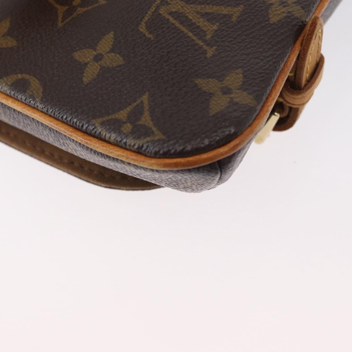 Louis Vuitton Marelle Waist Monogram Canvas Brown Canvas Handbag (Pre-Owned)