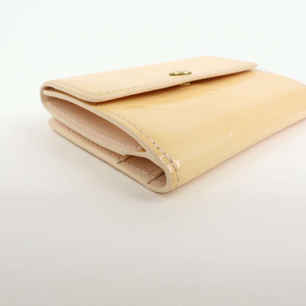 Louis Vuitton Ludlow Vernis Beige Patent_Leather Wallets Accessory (Pre-Owned)