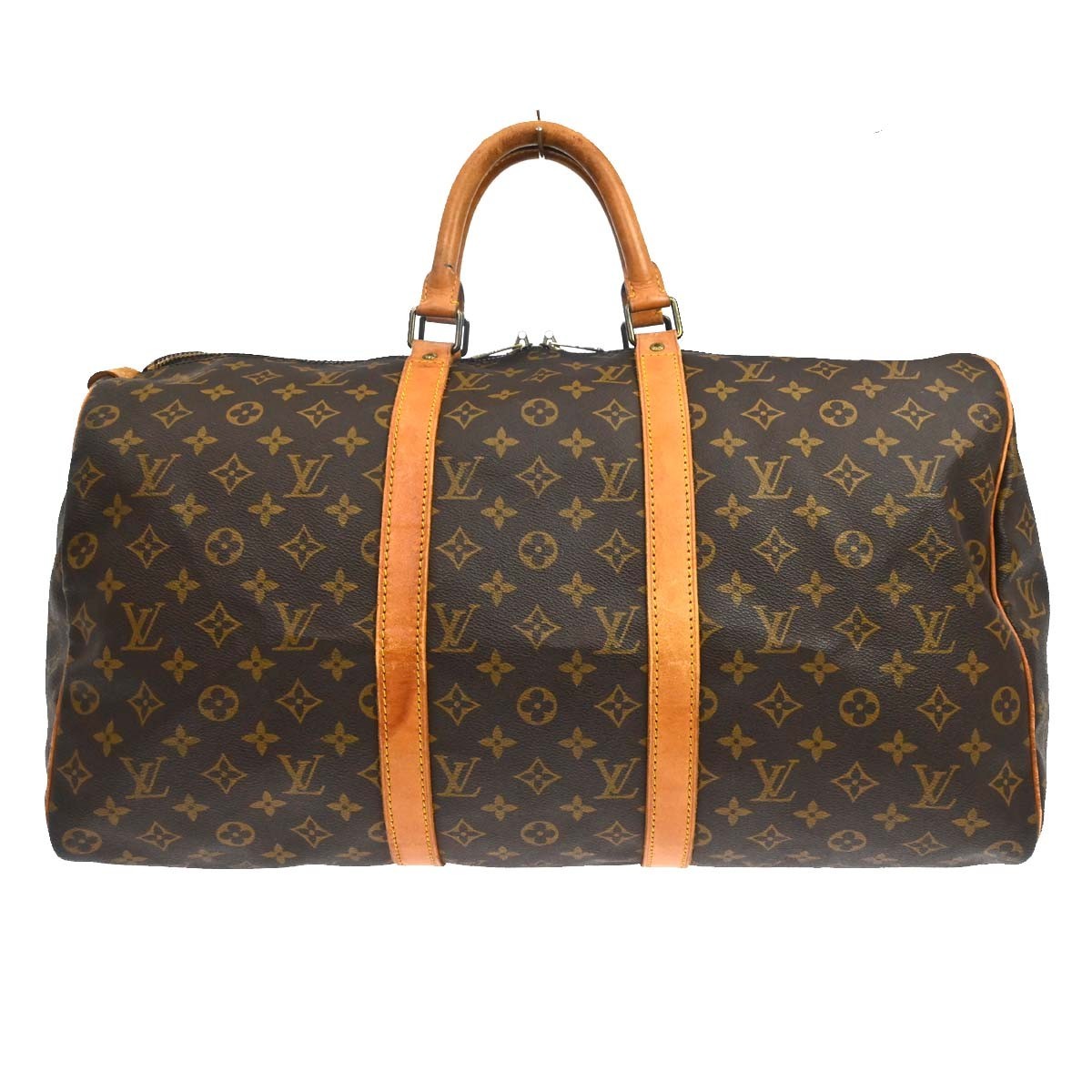 Louis Vuitton Keepall Monogram Canvas Brown Canvas Travel Bag Bag (Pre-Owned)