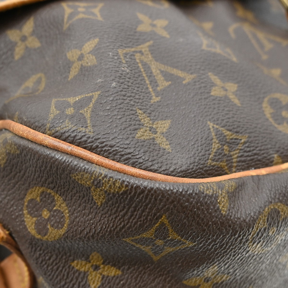 Louis Vuitton Saumur Monogram Canvas Brown Canvas Handbag (Pre-Owned)