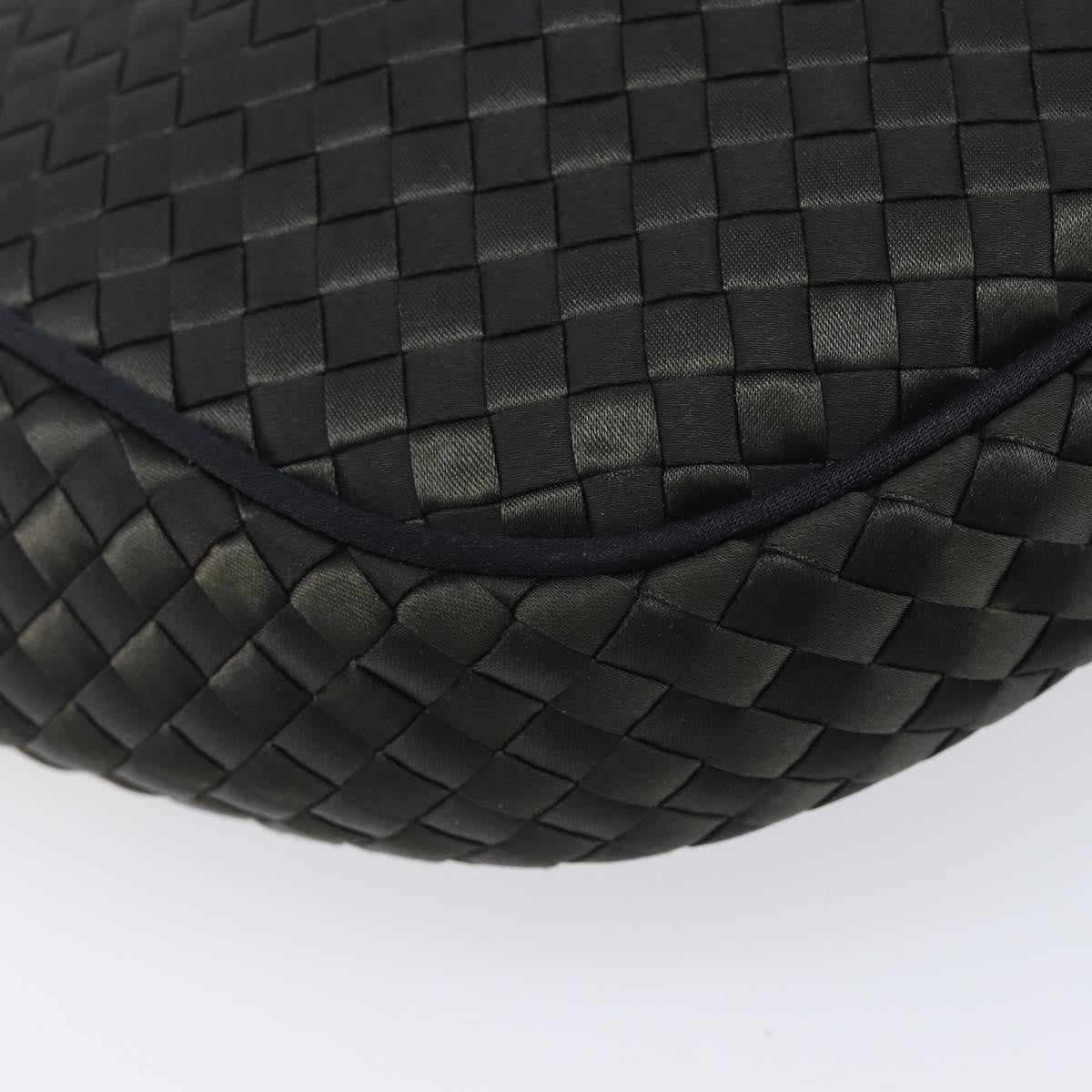 Bottega Veneta Vintage Intrecciato Hobo Nylon Black Nylon Shoulder Bag Bag (Pre-Owned)