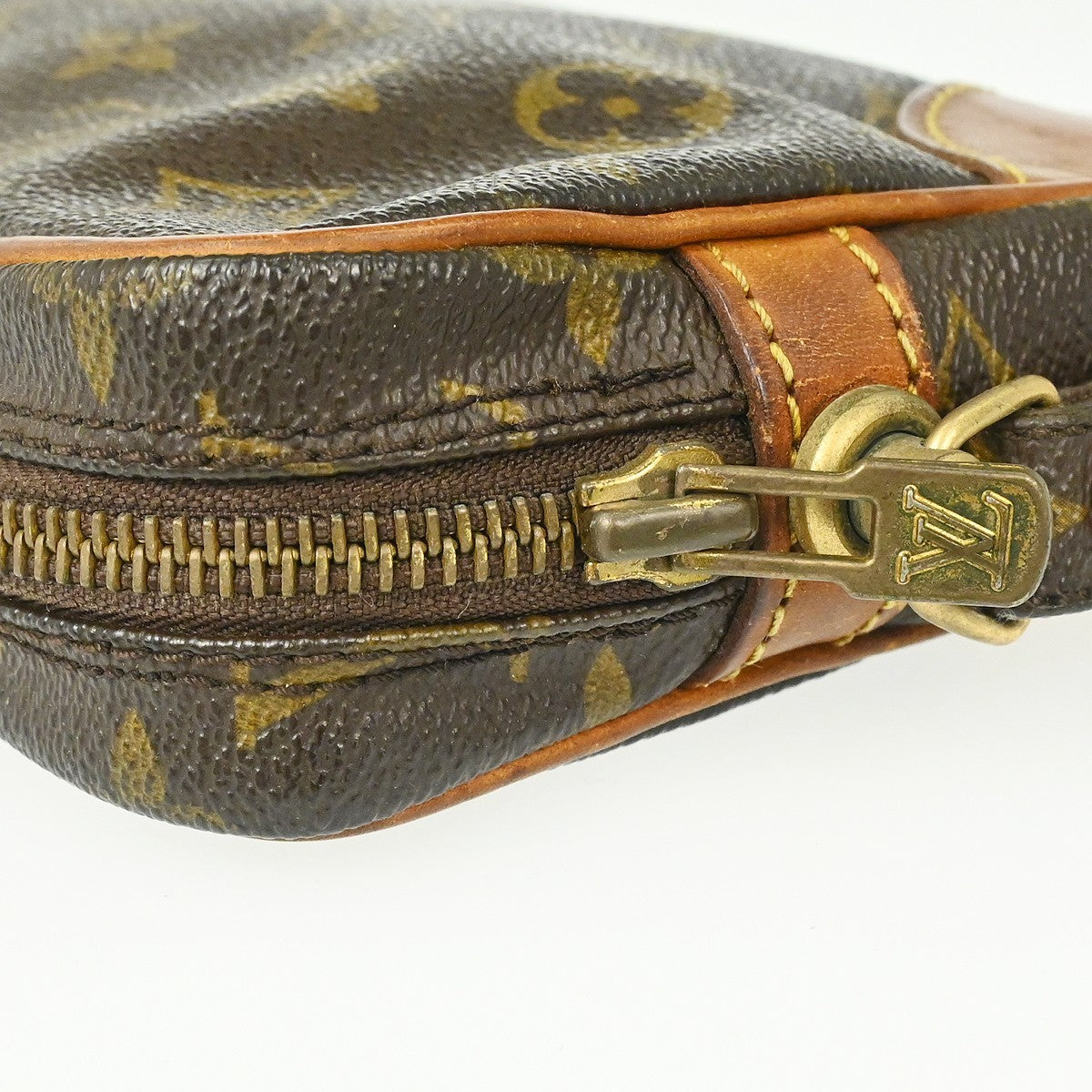 Louis Vuitton Marly Dragonne Clutch Monogram Canvas Brown Canvas Clutche & Pouche Bag (Pre-Owned)