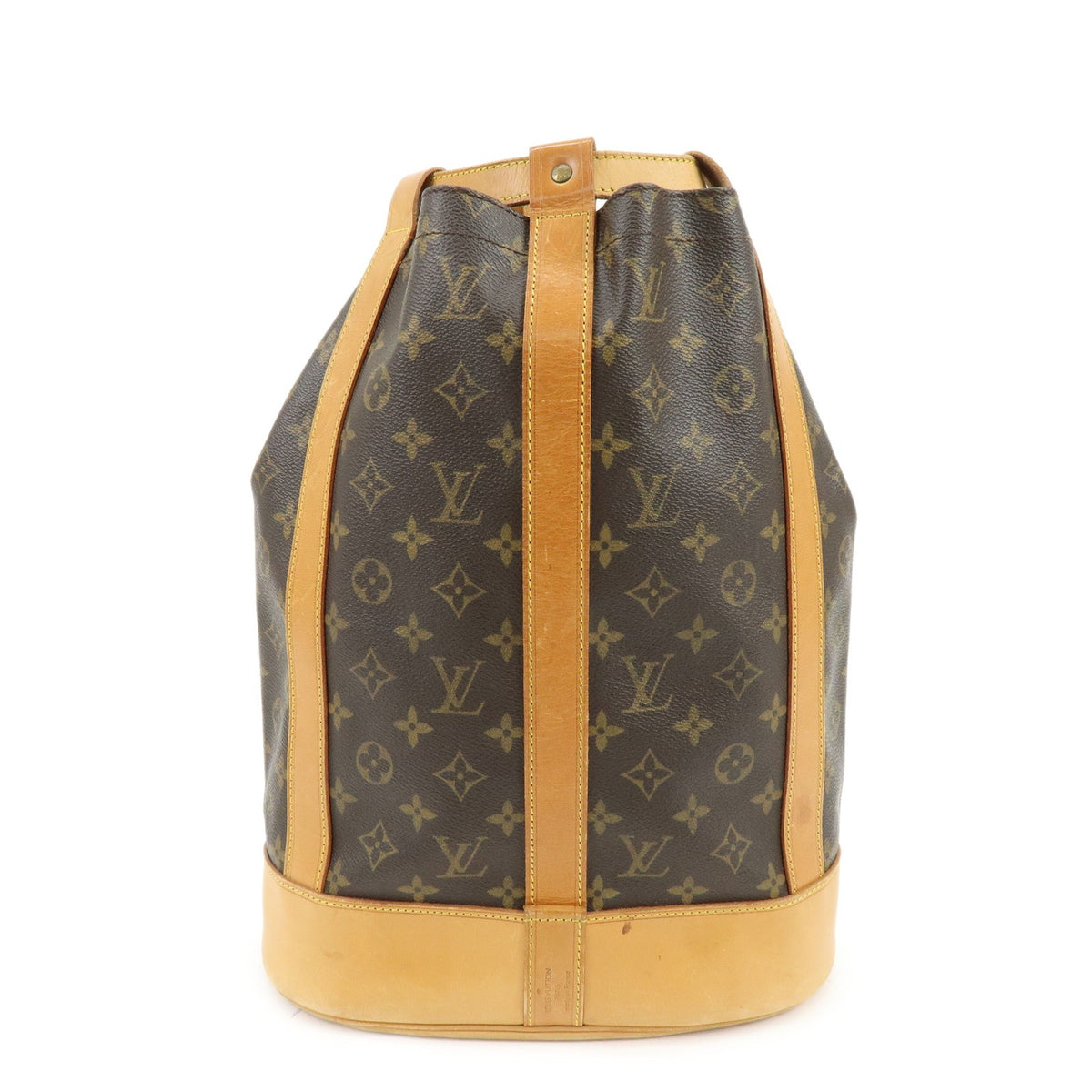 Louis Vuitton Randonnee Monogram Canvas Brown Canvas Backpack Bag (Pre-Owned)