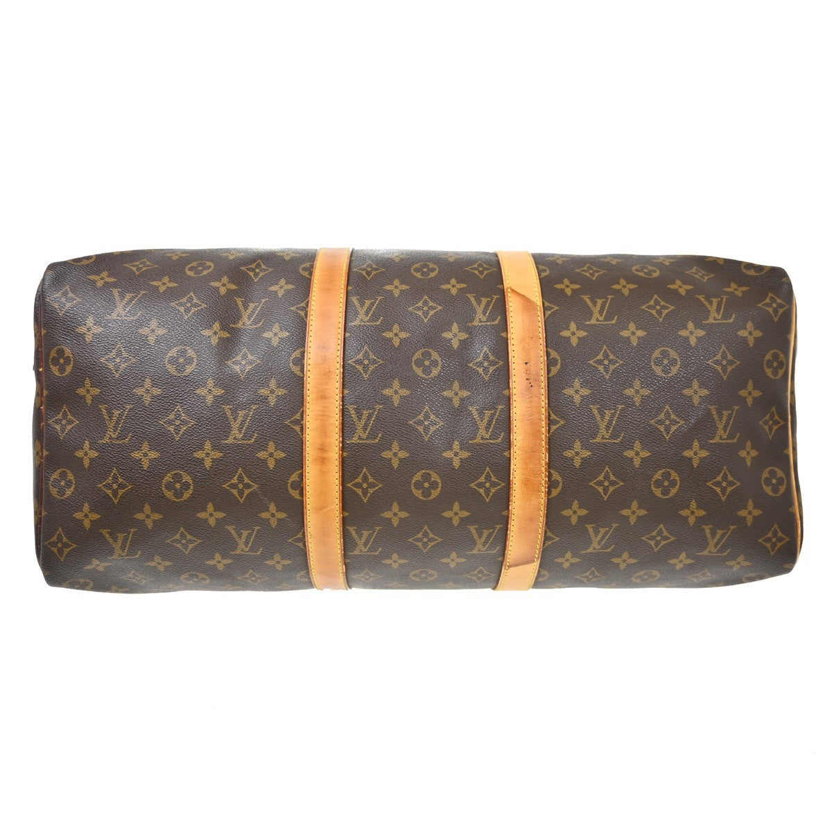 Louis Vuitton Keepall Monogram Canvas Brown Canvas Travel Bag Bag (Pre-Owned)