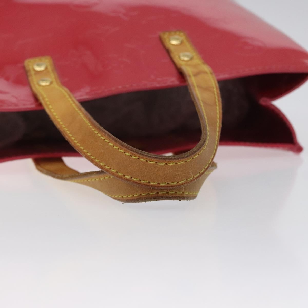 Louis Vuitton Reade Monogram Vernis Pink Patent_Leather Handbag (Pre-Owned)