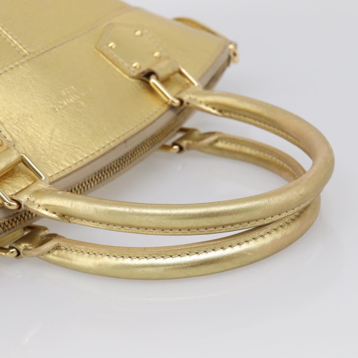 Louis Vuitton Suhali Lockit Leather Gold Leather Handbag (Pre-Owned)