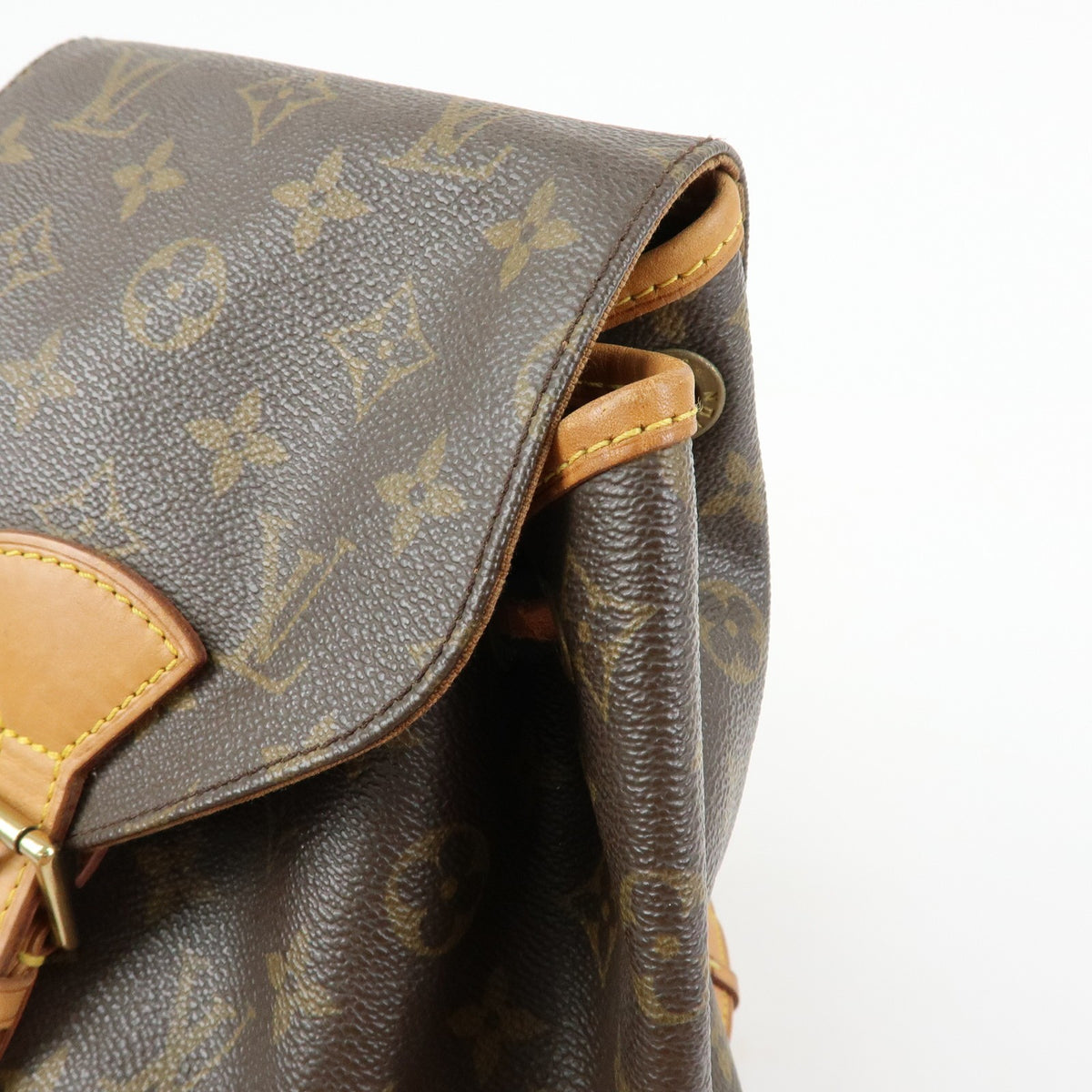 Louis Vuitton Vintage Montsouris Monogram Canvas Brown Canvas Backpack Bag (Pre-Owned)