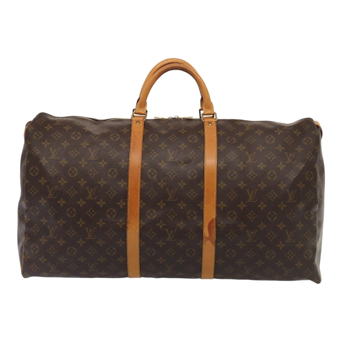 Louis Vuitton Keepall Monogram Canvas Brown Canvas Travel Bag Bag (Pre-Owned)