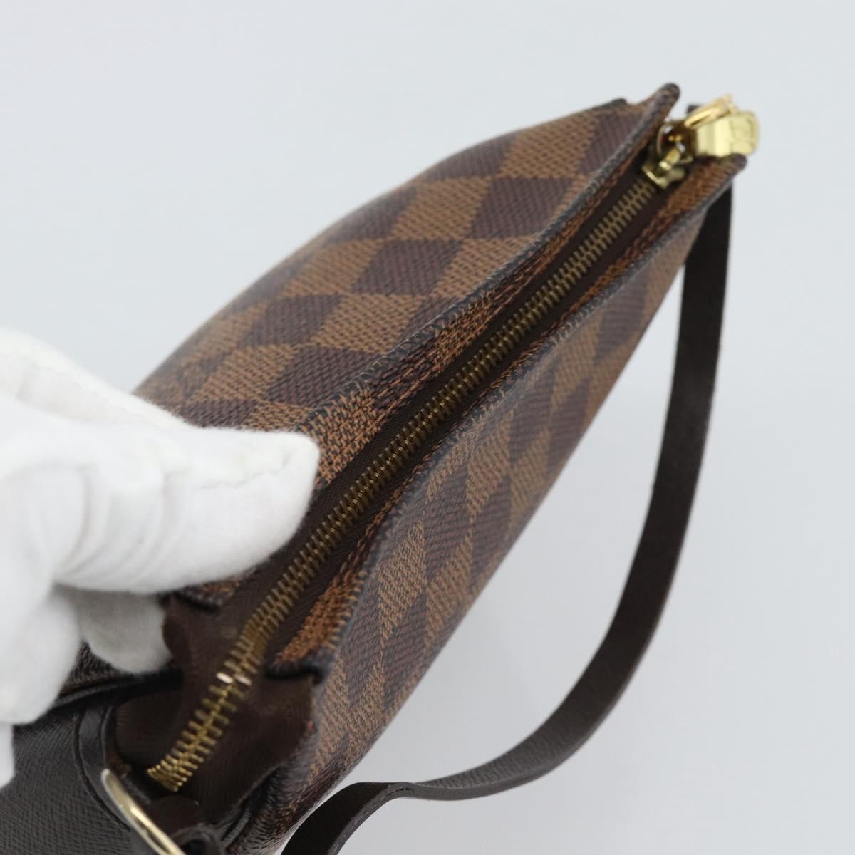 Louis Vuitton Trousse Make Up Damier Canvas Brown Canvas Clutche & Pouche Bag (Pre-Owned)