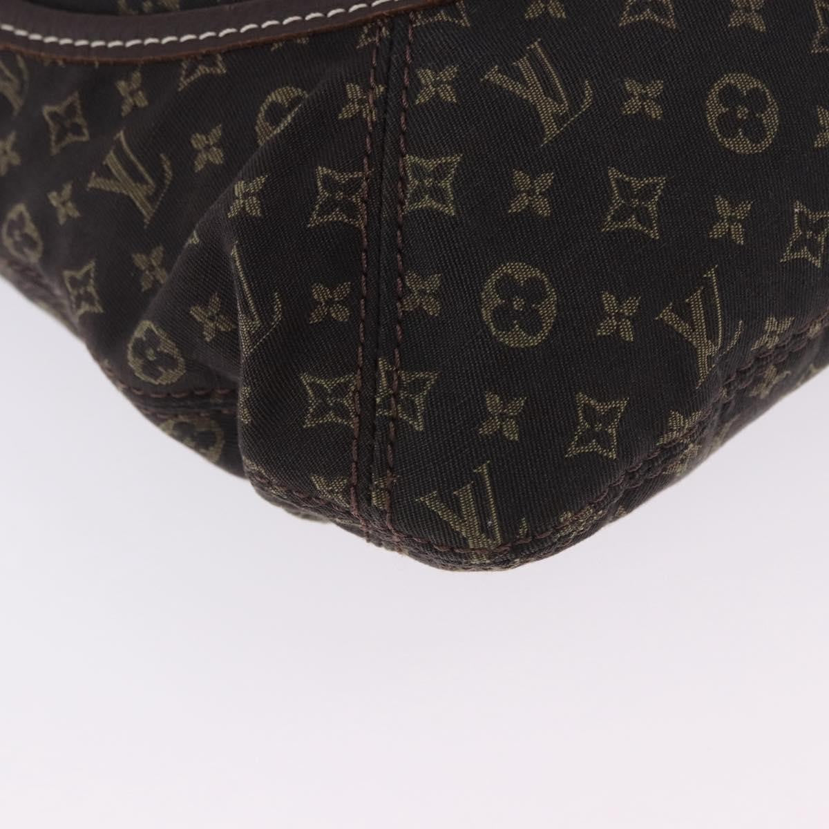 Louis Vuitton Manon Mini Lin Brown Canvas Handbag (Pre-Owned)