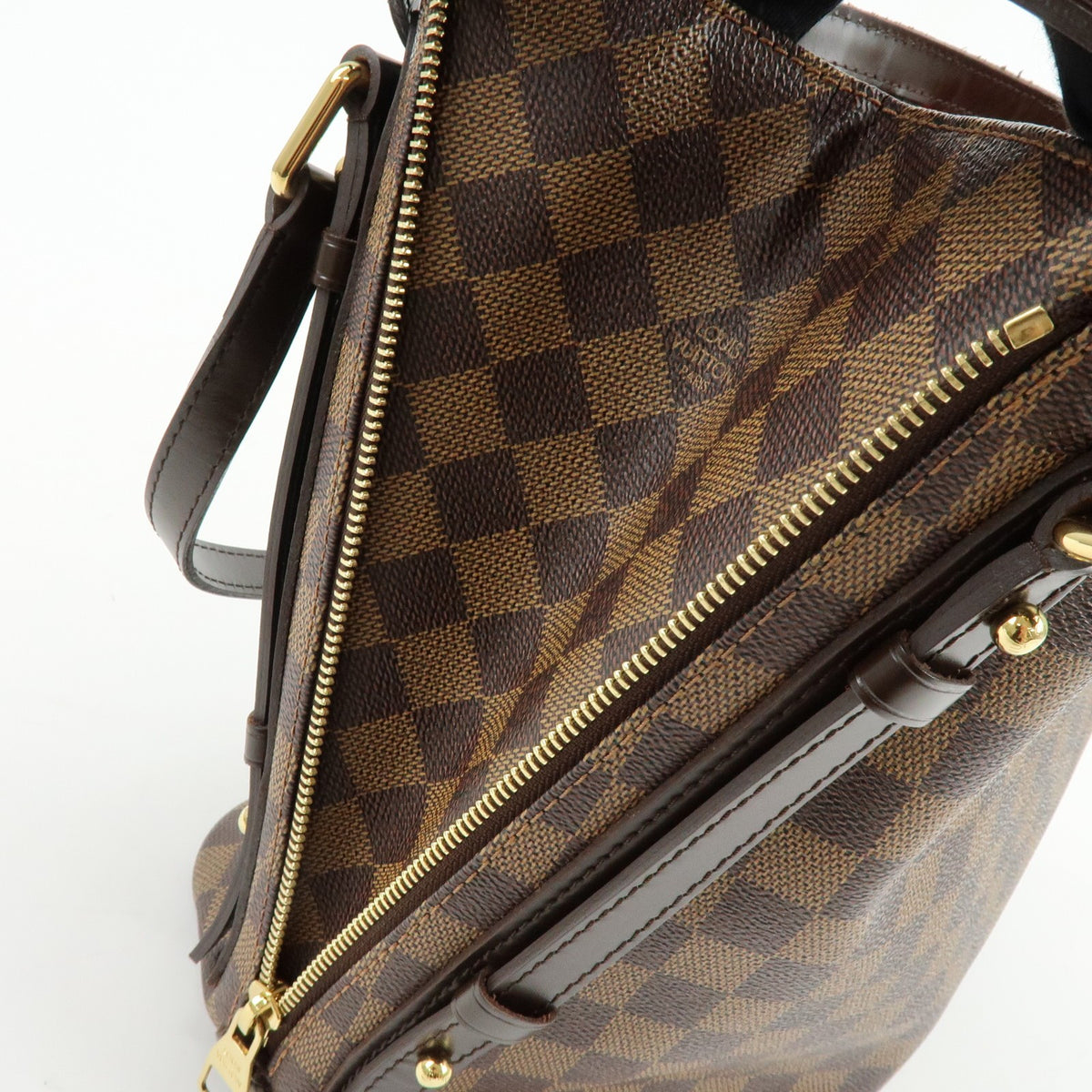 Louis Vuitton Cabas Rivington Damier Brown Canvas Tote Bag Bag (Pre-Owned)