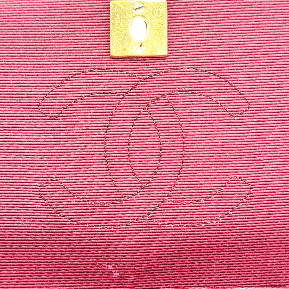 Chanel Cc Half Moon Clutch Quilted Velvet Black Velvet Clutche & Pouche Bag (Pre-Owned)