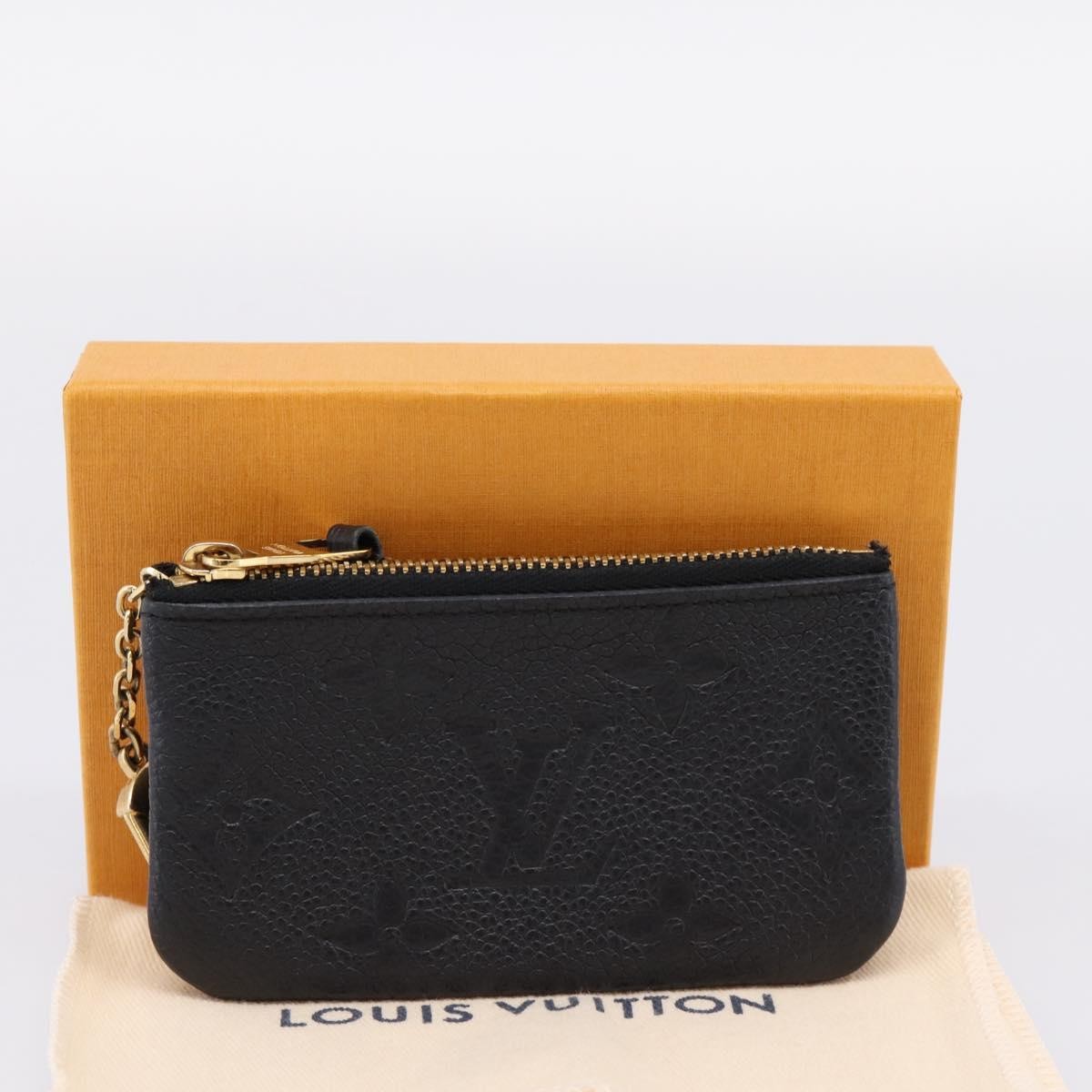 Louis Vuitton Key Monogram Empreinte Leather Black Leather Clutche & Pouche Bag (Pre-Owned)