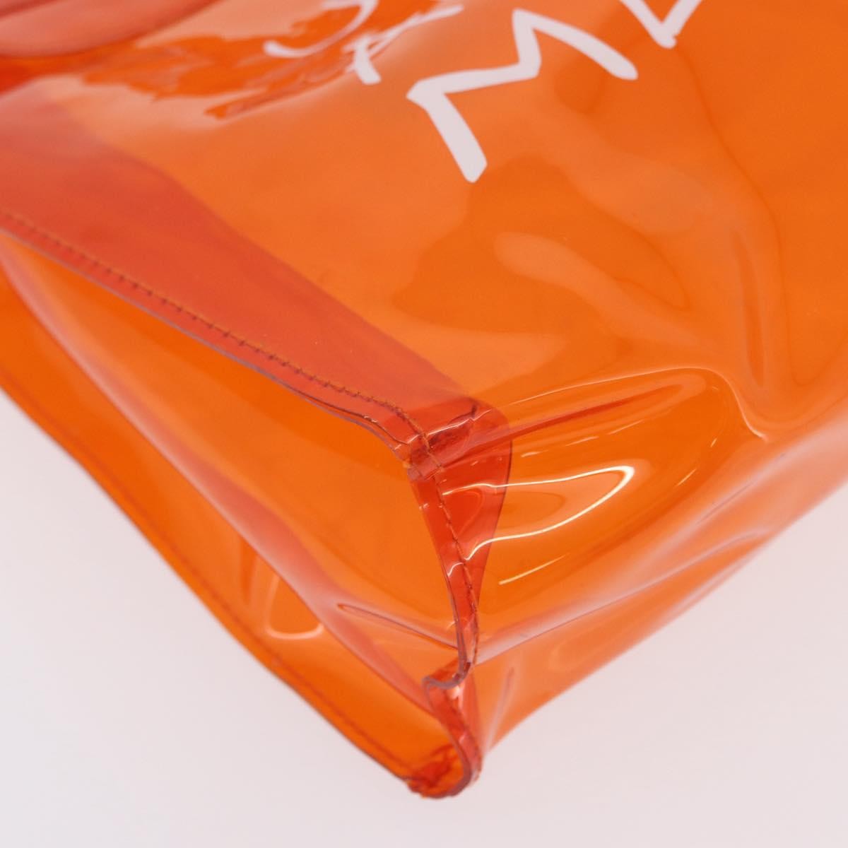 Hermes Kelly Souvenir Vinyl Orange Plastic Handbag (Pre-Owned)