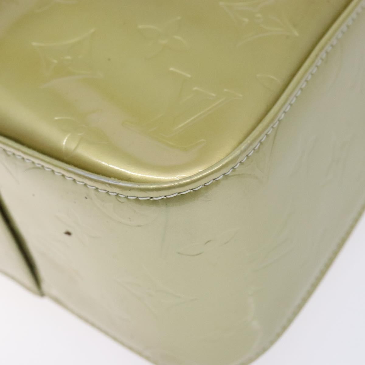 Louis Vuitton Columbus Monogram Vernis Beige Patent_Leather Tote Bag Bag (Pre-Owned)