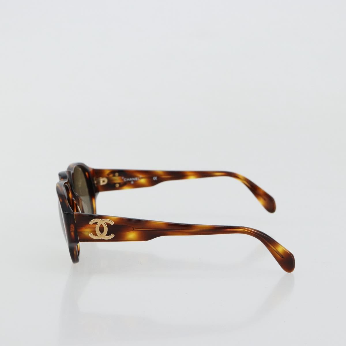 Chanel Logo Cc Plastic Brown Plastic Sunglasse Accessory (Pre-Owned)