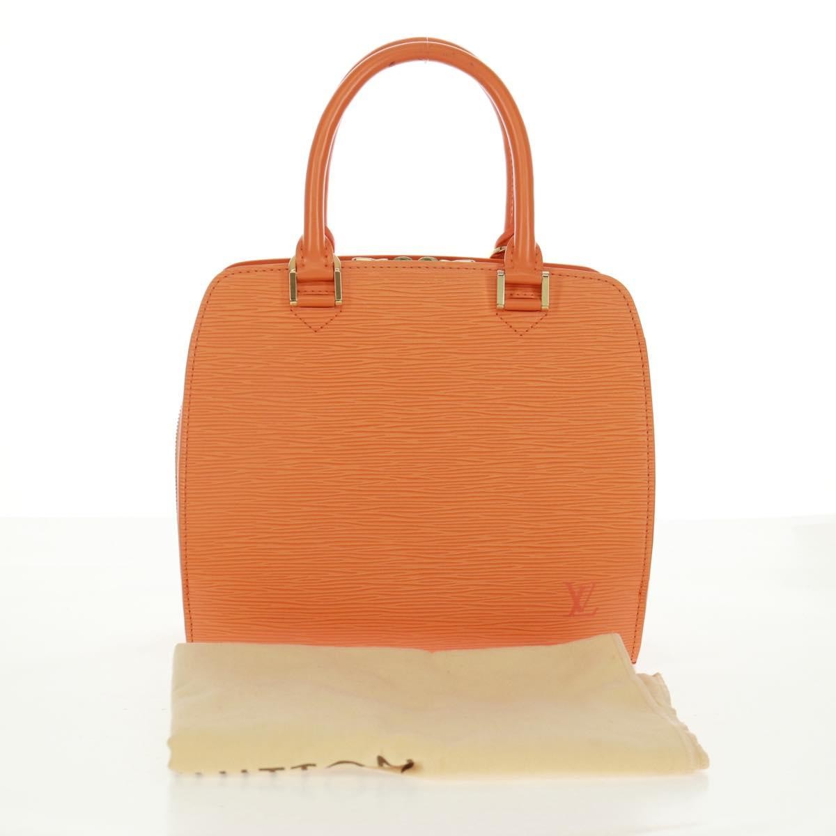 Louis Vuitton Pont Neuf Epi Leather Orange Leather Handbag (Pre-Owned)
