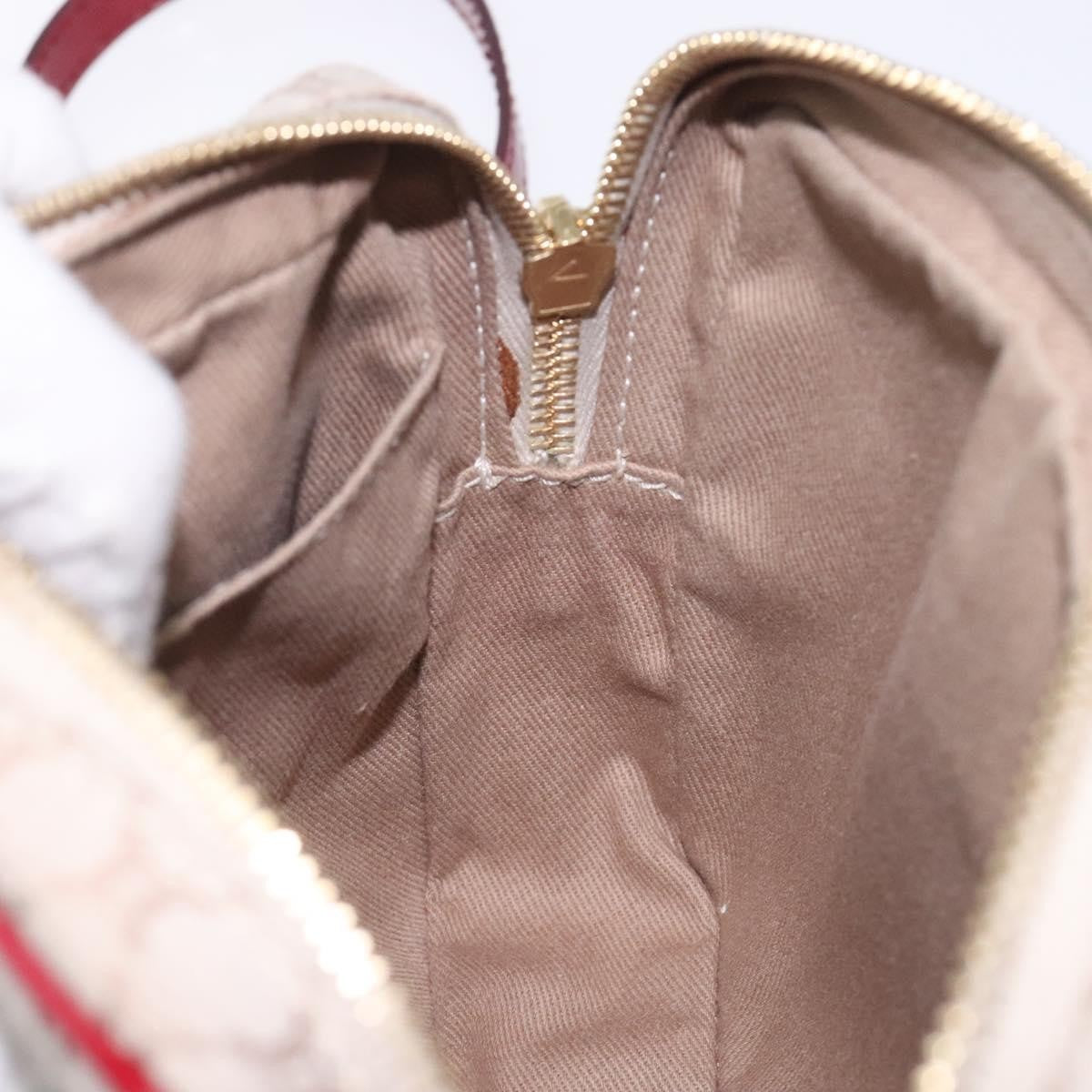 Celine Vintage Macadam Canvas Beige Canvas Shoulder Bag Bag (Pre-Owned)