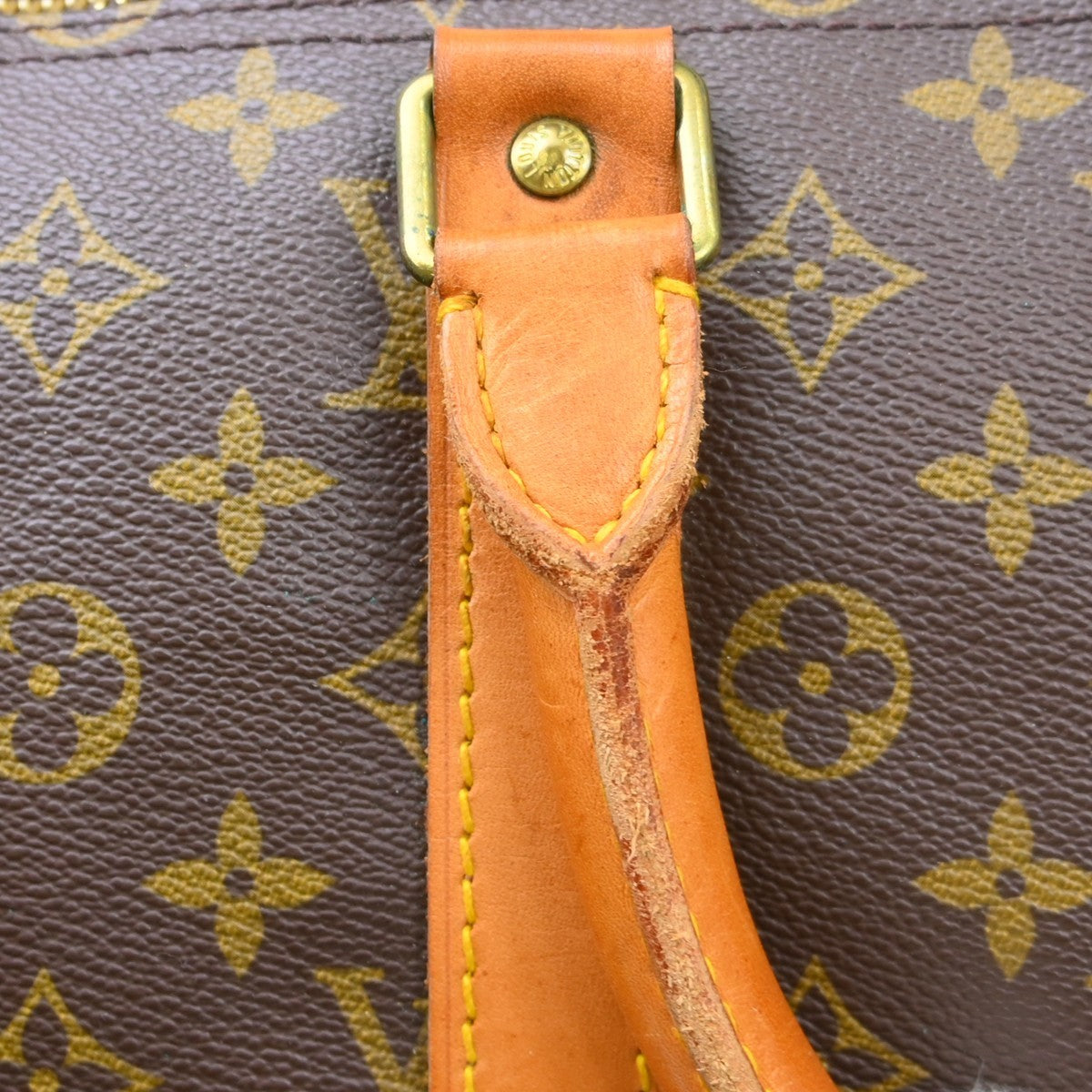 Louis Vuitton Keepall Monogram Canvas Brown Canvas Travel Bag Bag (Pre-Owned)