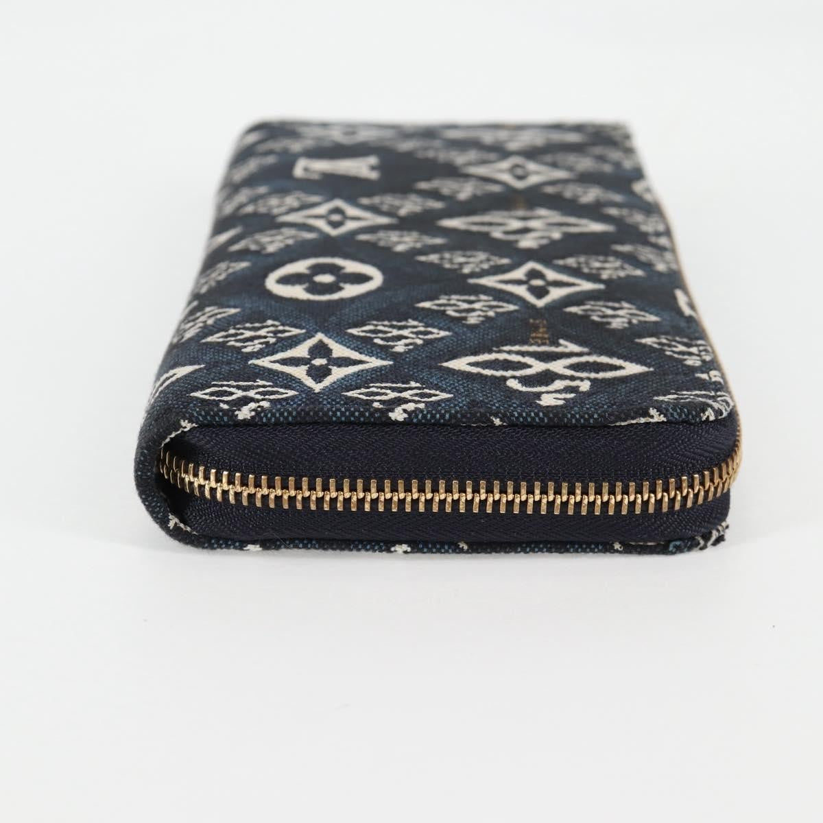 Louis Vuitton Zippy Limited Edition Since 1854 Monogram Jacquard Blue Canvas Wallets Accessory (Pre-Owned)