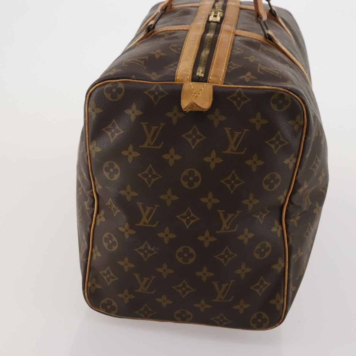 Louis Vuitton Sac Souple Monogram Canvas Brown Canvas Travel Bag Bag (Pre-Owned)