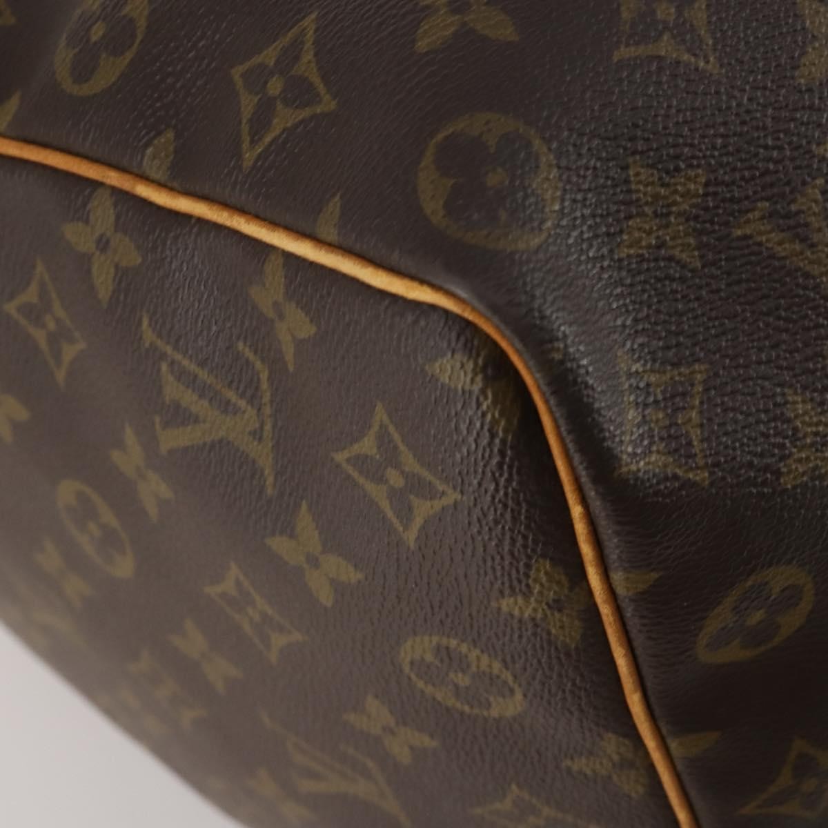 Louis Vuitton Keepall Monogram Canvas Brown Canvas Travel Bag Bag (Pre-Owned)