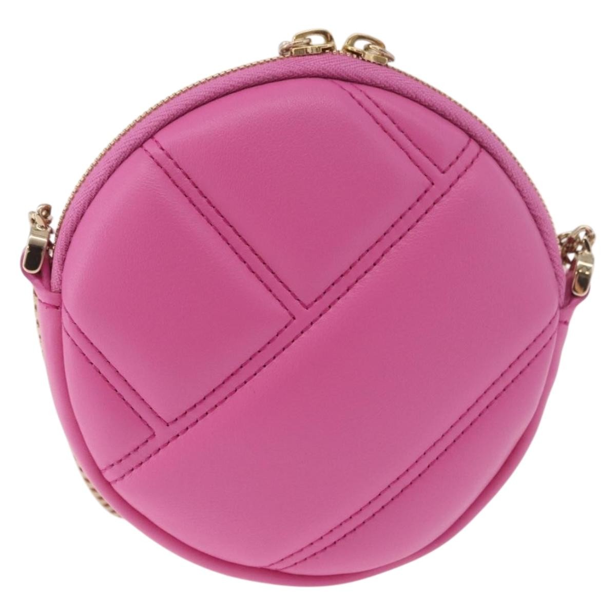 Bvlgari Shoulder Leather Pink Leather Shoulder Bag Bag (Pre-Owned)