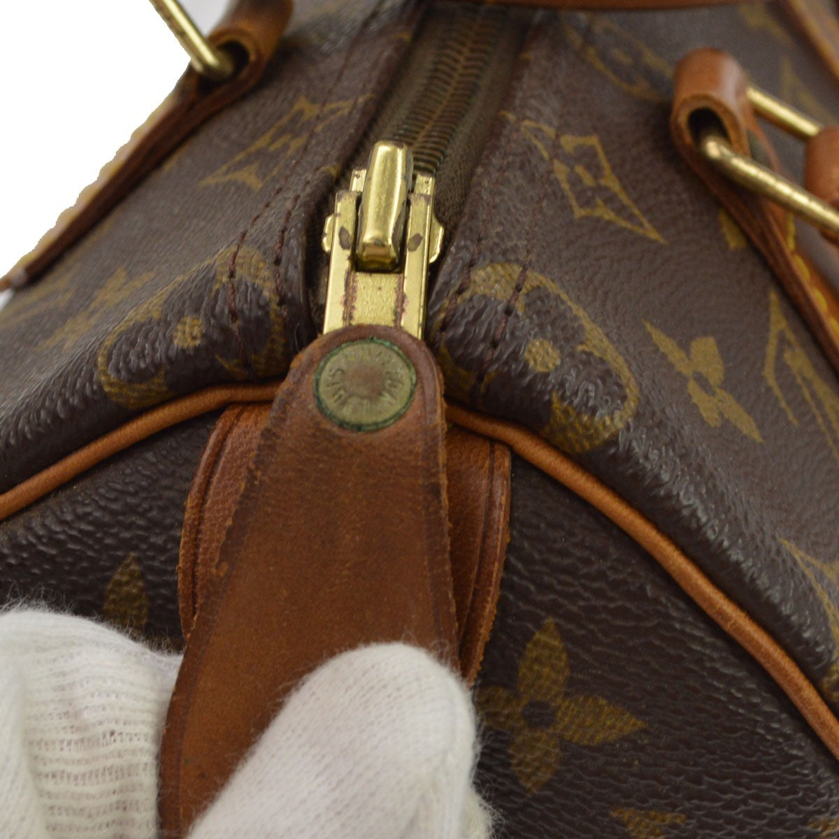 Louis Vuitton Speedy Monogram Canvas Brown Canvas Handbag (Pre-Owned)